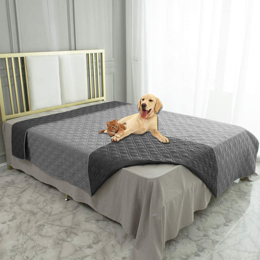 Waterproof Dog Bed Cover Pet Blanket for Furniture Bed Couch Sofa Reversible